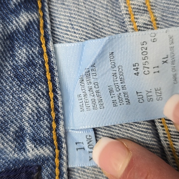 CRUEL GIRL Juniors Slim Fit Blue Jeans 11 XL Extra Long - Picture 6 of 7